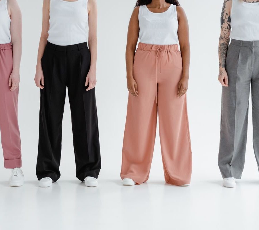 Wren Satin Palazzo Pants — Look 1