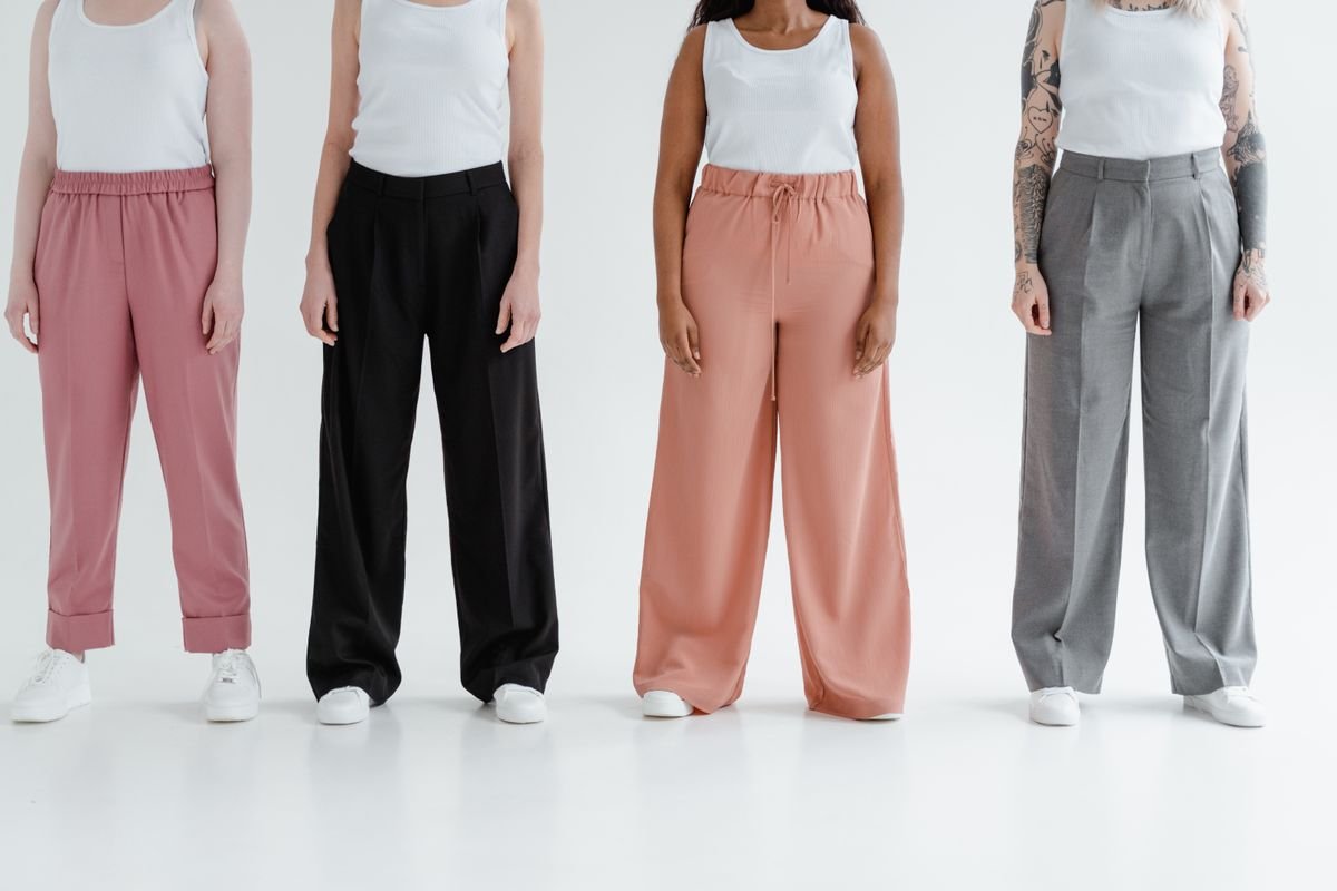Wren Satin Palazzo Pants — Look 1