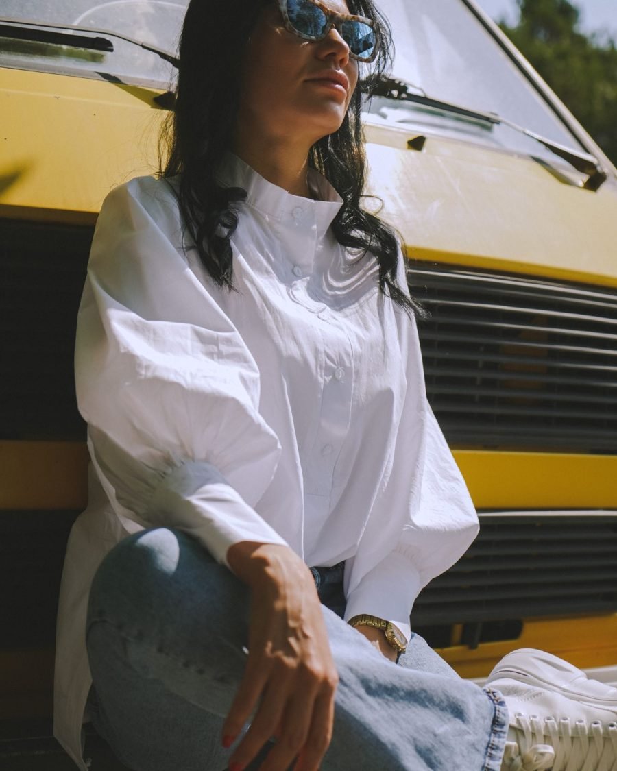 Rosemary Bell Sleeve Kurti — Look 2
