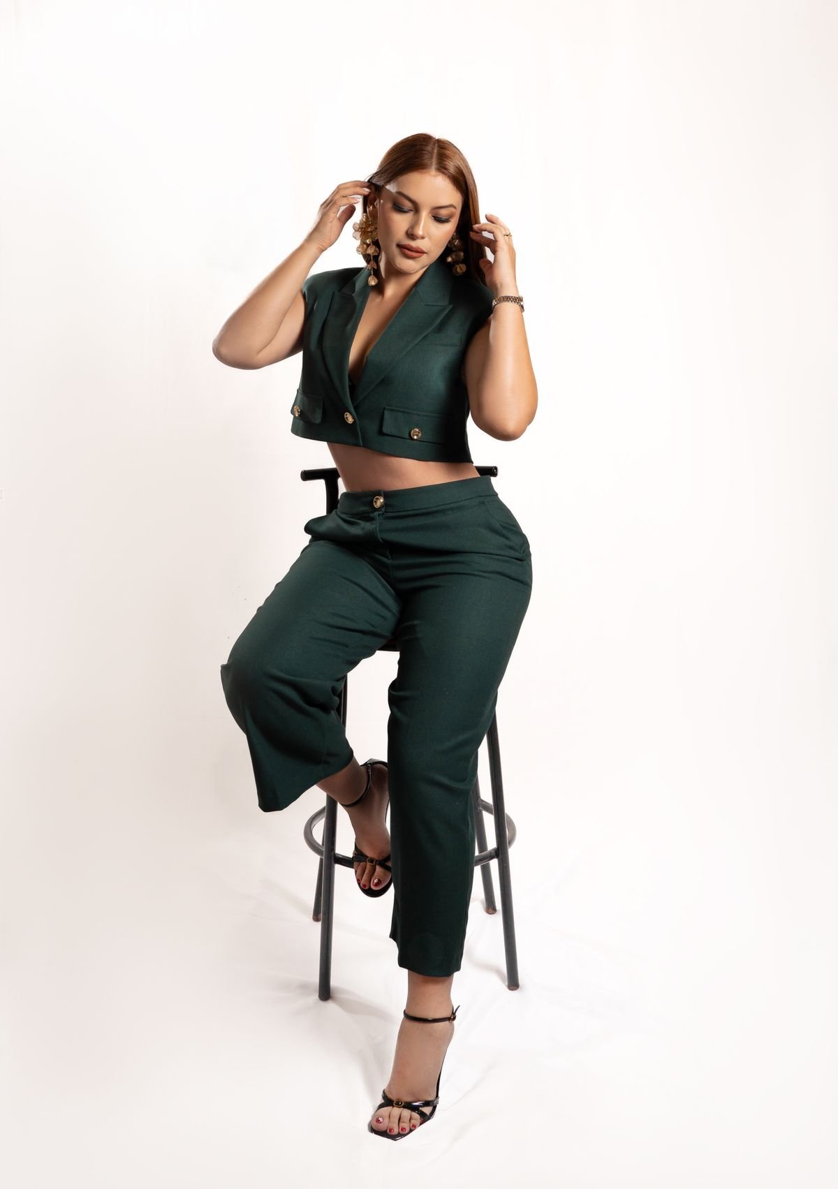 Freya Linen Co-ord Set — Look 1