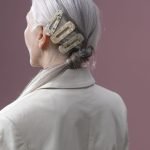 Ivory Pearl Hair Clip Set — Look 1