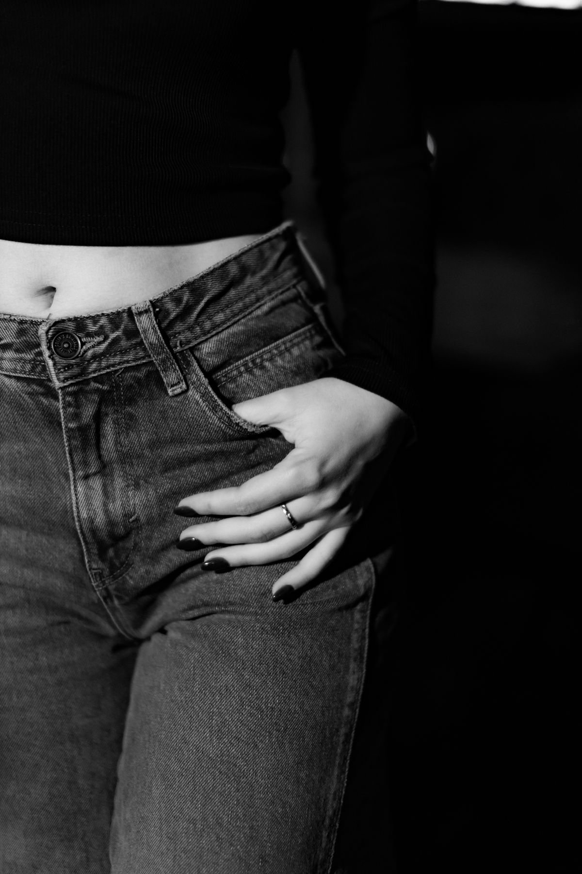 Nova High-Waist Denim — Look 1