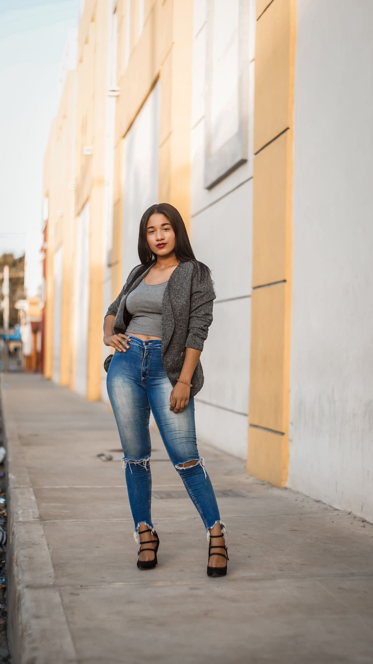 Nova High-Waist Denim — Look 2