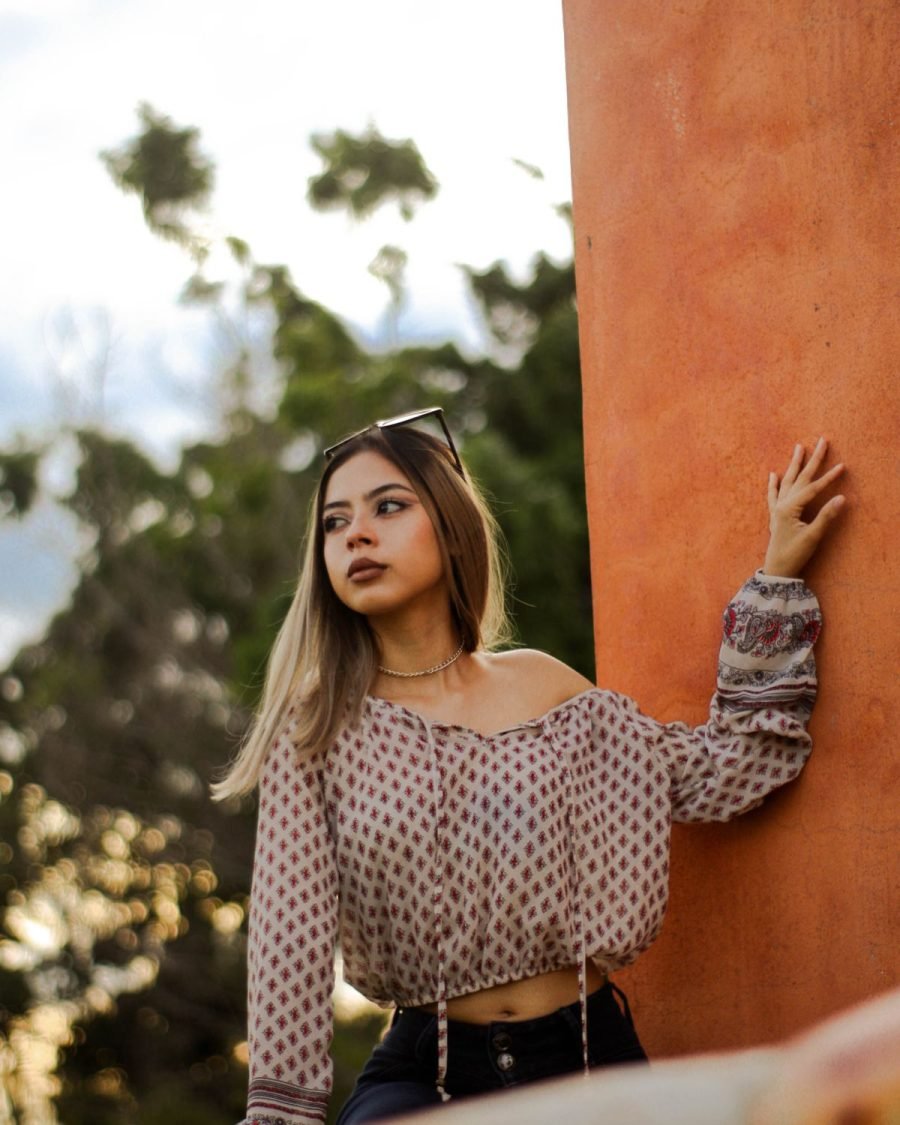 Ember Wrap Top — Look 1