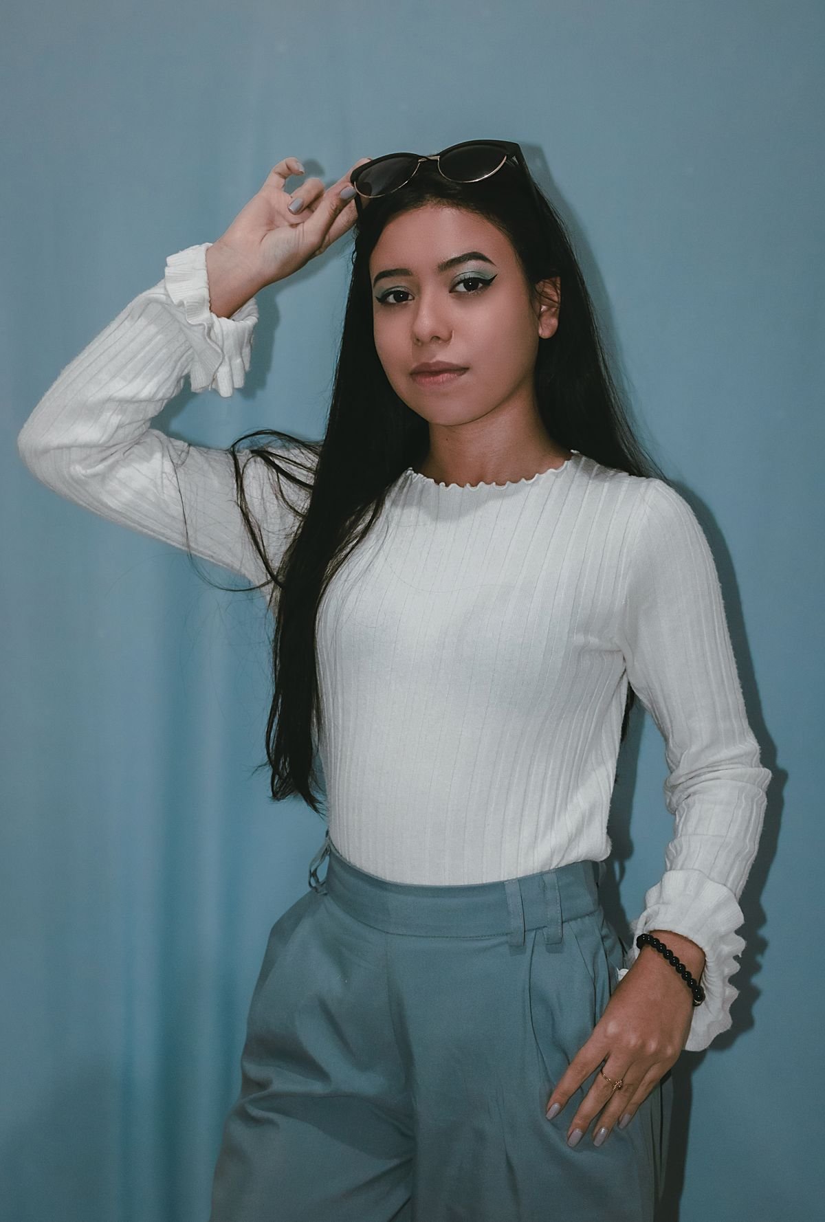 Isla Ribbed Top — Look 2